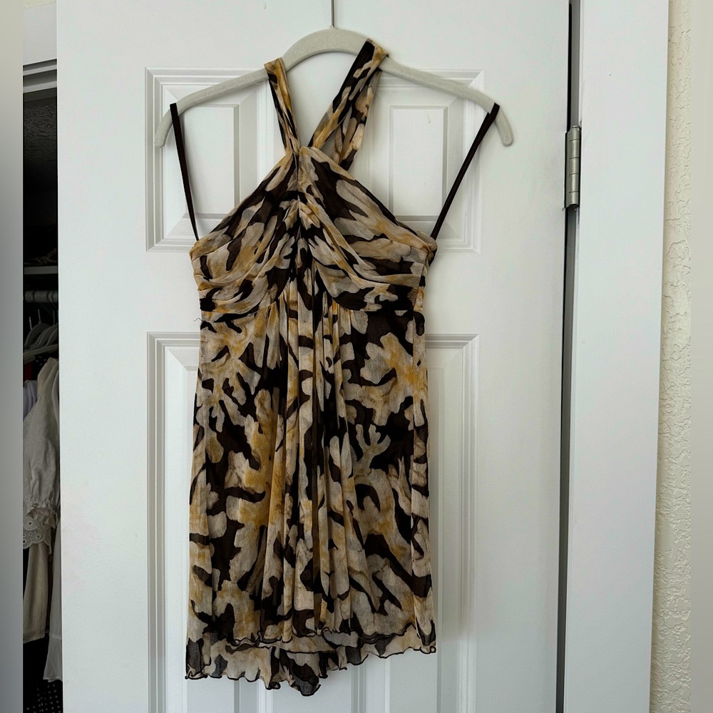 90s VINTAGE DESIGNER TOP! diane von furstenberg